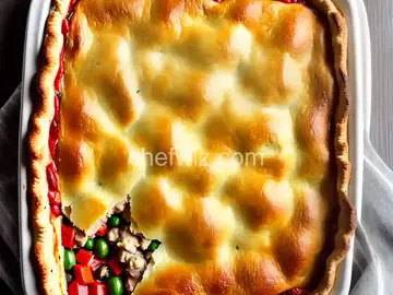 All-Crust Sheet Pan Chicken Pot Pie