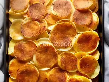 All-Crust Sheet-Pan Scalloped Potatoes