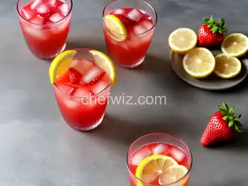 All Natural Strawberry Lemonade