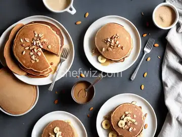 Almond Butter and Banana Pancakes