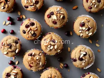 Almond-Cranberry Cupcakes