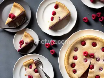 Almond-Crust Raspberry Cheesecake