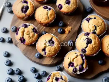 Almond Flour Blueberry Muffins