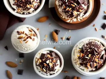 Almond Joy (Toasted Coconut with Dark Chocolate and Almonds) Ice Cream Recipe