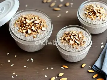 Almond Milk Overnight Chia Oats