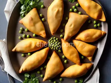 Aloo Samosa (Samosa Stuffed With Spiced Potato and Peas)