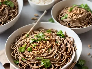 Amazing Peanut Soba Noodles