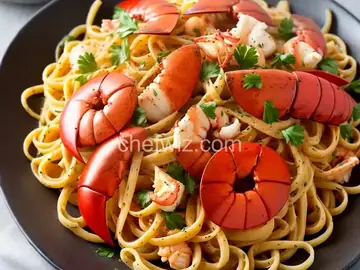 Amazing Seafood Pasta with Lobster