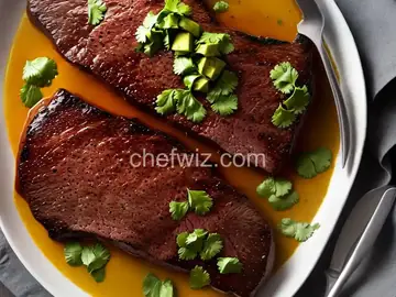 Ancho-Rubbed Bison Tenderloin With Spicy Cilantro Sauce Recipe