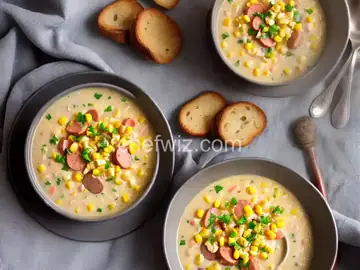 Andouille Sausage and Corn Chowder