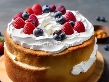 Angel Food Cake and Berries