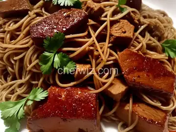 Ants Climbing a Tree (Sichuan Braised Pork and Vermicelli Noodles)