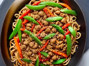 Ants Climbing a Tree (Sichuan Spicy Vermicelli Stir-Fry)