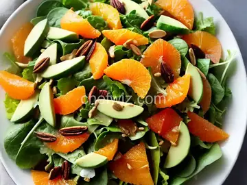 Apple Avocado Salad with Tangerine Dressing