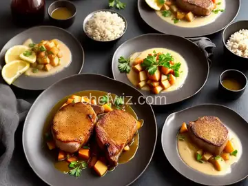 Apple Cider Sauce and Pork Loin Chops