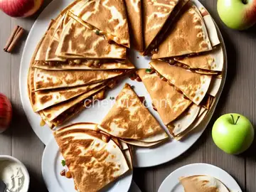 Apple Cinnamon Brie Quesadillas