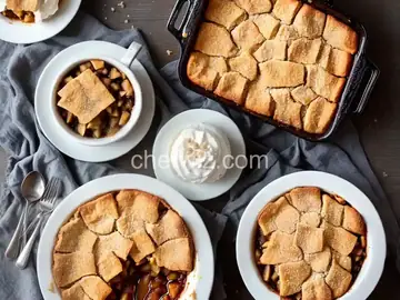 Apple Cobbler for Two