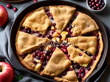Apple-Cranberry Crostada