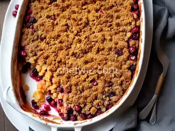 Apple-Cranberry Crumble