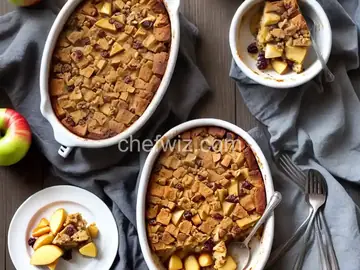Apple-Raisin Breakfast Bread Pudding