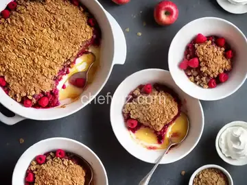 Apple-Raspberry Crisp