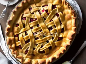 Apple-Rose Pie