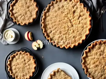 Apple Streusel Pie