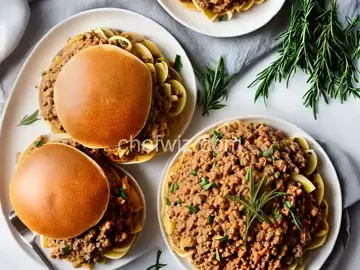 Apple-Tarragon Turkey Sloppy Joes
