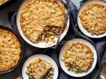 Apple and Honey Rice Kugel