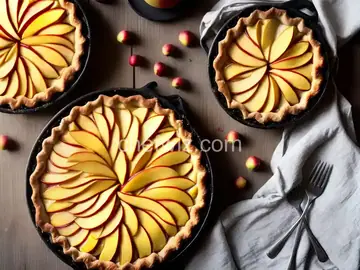Apple and Nectarine Pie