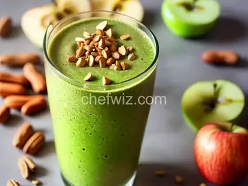 Apple and Peanut Butter Green Smoothie