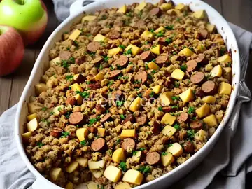 Apple and Sausage Stuffing