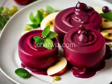 Apple and grape puree
