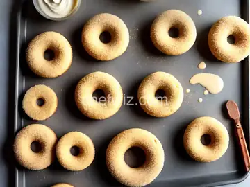 Applesauce Doughnuts with Buttermilk