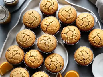 Applesauce Orange Poppyseed Muffins