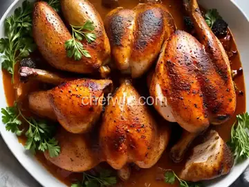 Applewood-Smoked Spatchcocked Chicken