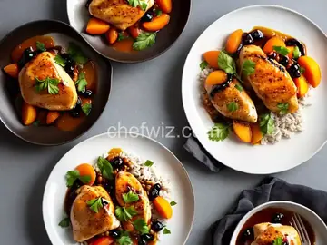 Apricot Chicken with Balsamic Vinegar