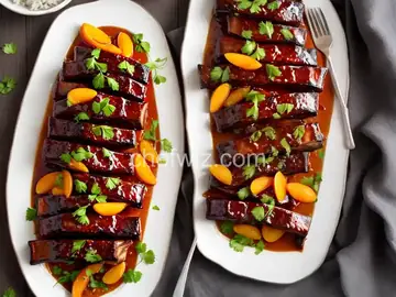 Apricot-Glazed Pork Ribs