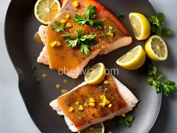 Arctic Char with Lemon-Caper Butter