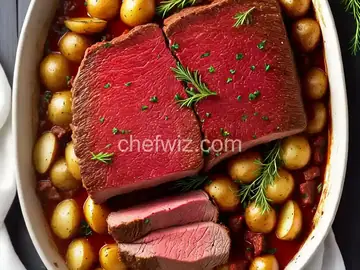 Arrabiata-Style Wagyu Roast Beef with Potatoes
