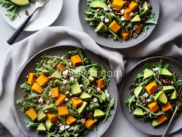Arugula-Avocado Salad with Pumpkin Seeds