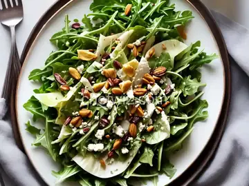 Arugula Endive Salad with White Wine Vinaigrette