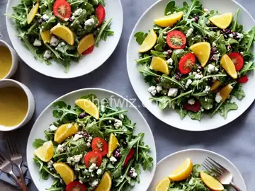 Arugula Salad with Avocado Citrus Vinaigrette