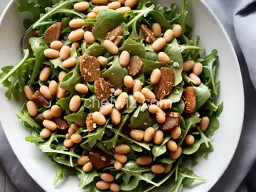 Arugula Salad with Cannellini Beans