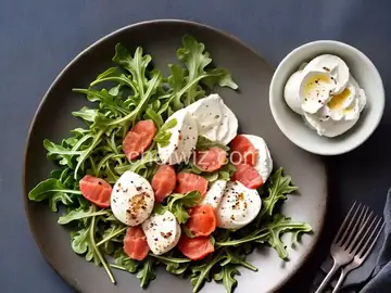 Arugula With Proscuitto And Burrata