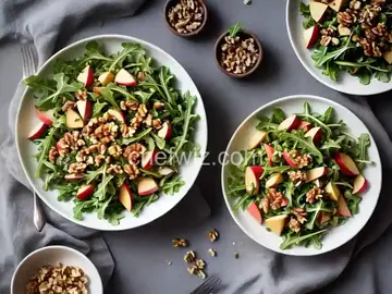 Arugula with Apples and Walnuts