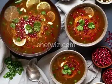 Ash-e Anar (Persian Pomegranate Soup)