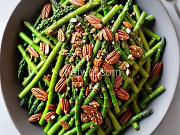 Asian Asparagus Salad with Pecans
