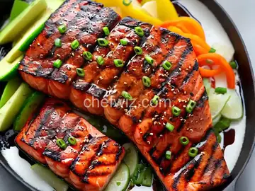 Asian BBQ Grilled Salmon