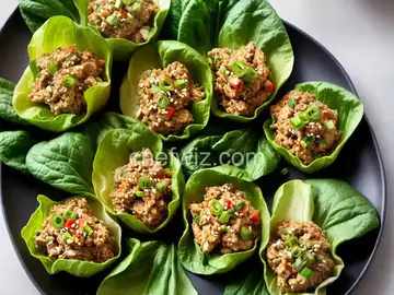 Asian Chicken Lettuce Cups
